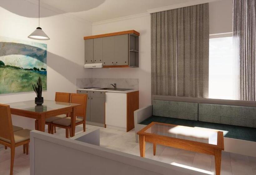 Апартаменты 1 Спальня Вид на Море, Chrispy Beach Resort, Agia Marina