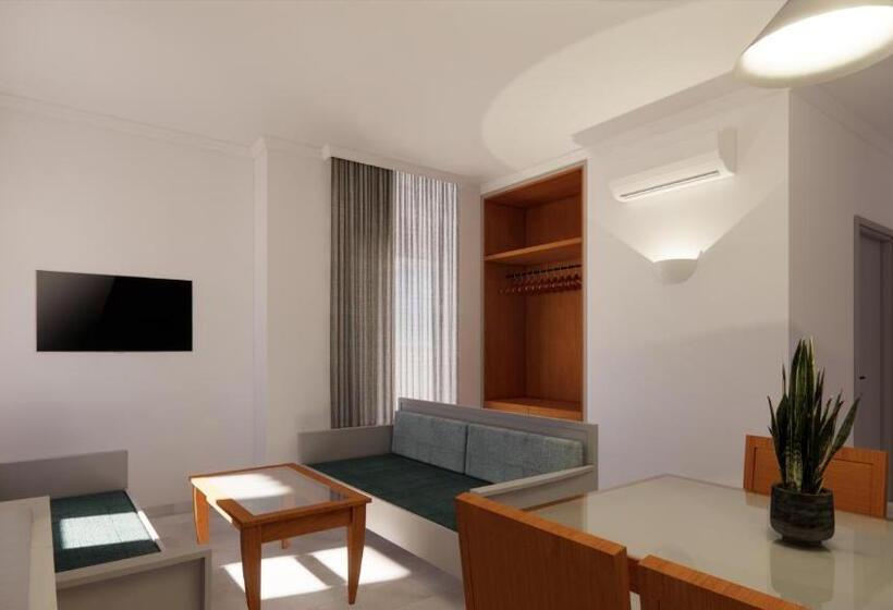 דירת חדר נוף לים, Chrispy Beach Resort, Agia Marina