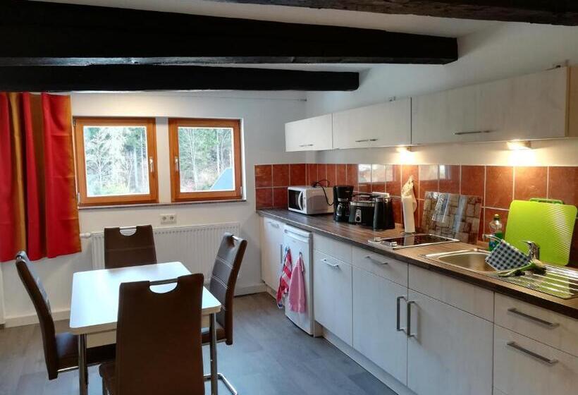 庭の見える１ベッドルームアパートメント, Die Oberlochmühle Pension