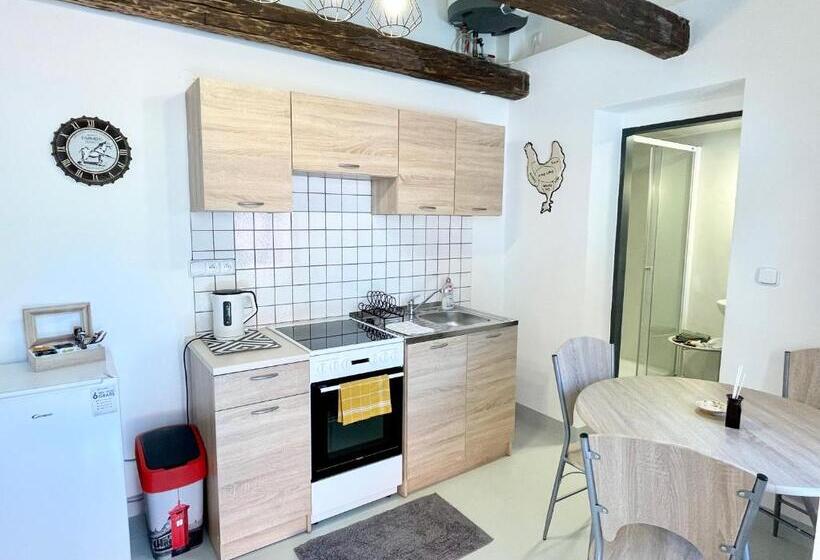 带1个卧室的带阳台的公寓, Penzion Villa Amélie