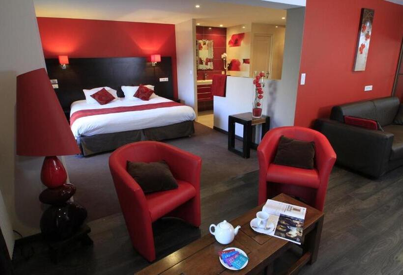 スイート, Hôtel Restaurant Les Coquelicots, The Originals Relais