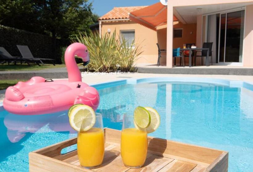 Вилла 3 Спальни с Бассейном, Oasis Les Jardins Des Sables D'olonne