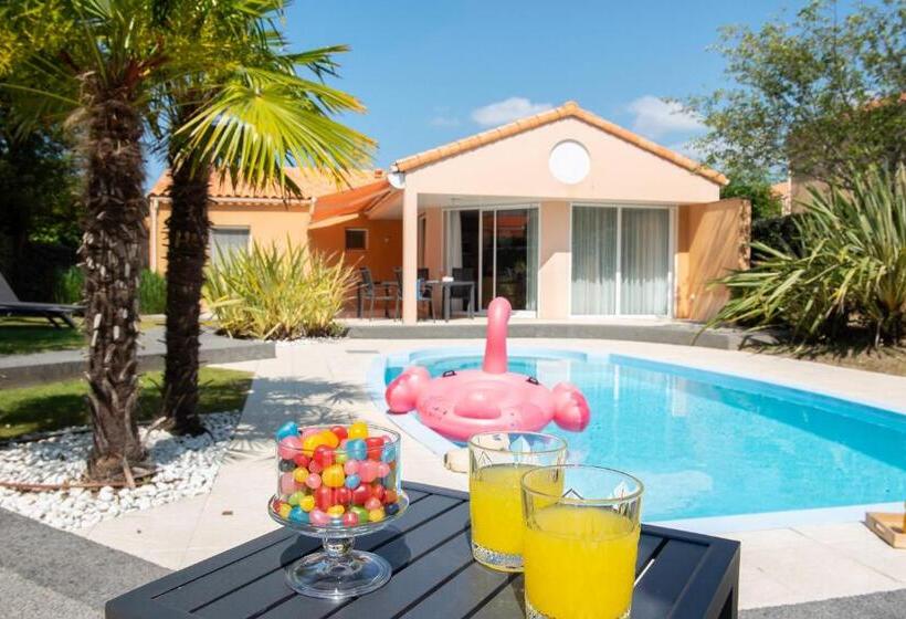 וילת 3 חדרי שינה עם בריכה, Oasis Les Jardins Des Sables D'olonne