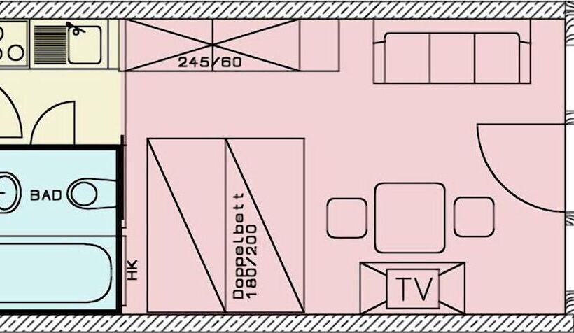 1 Bedroom Apartment Lake View, Appartement Hotel Seespitz