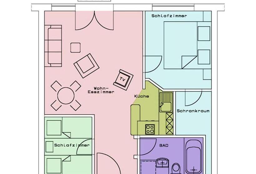 2 Bedrooms Apartment Lake View, Appartement Hotel Seespitz