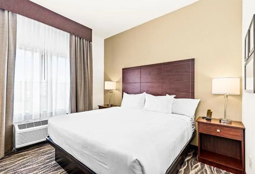 キングサイズベッドのスタンダードルーム, Cobblestone Hotel & Suites   Superior Duluth