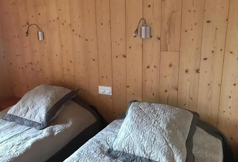 バルコニー付き1ベッドルームアパートメント, Auberge Du Glandon