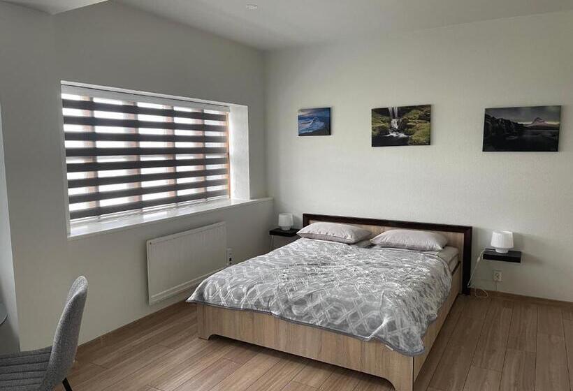 اتاق خانوادگی با چشم‌انداز کوه, Helgrindur Guesthouse