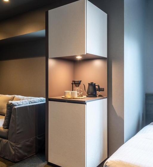 Номер Стандарт 2 Двуспальные Кровати, The Machiya Hotel Takayama