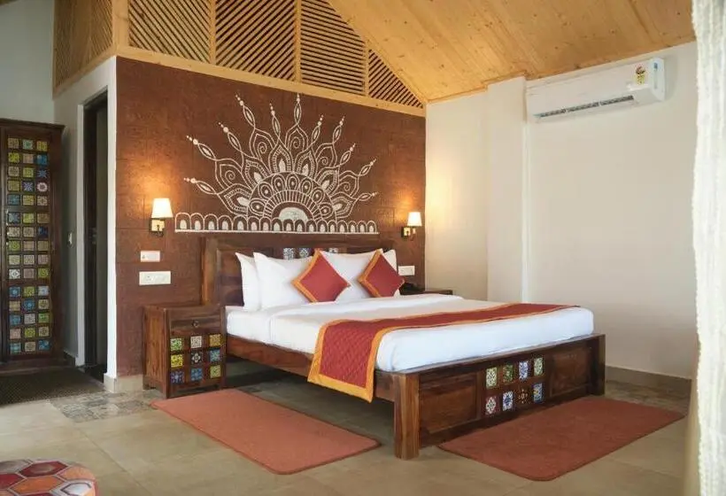 キングサイズベッドのスタンダードルーム, Veda5 Wellness Retreat & Spa