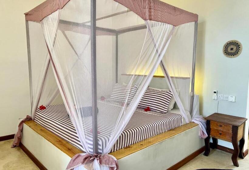 디럭스 룸 바다 전망, Chikachika Beach B&b