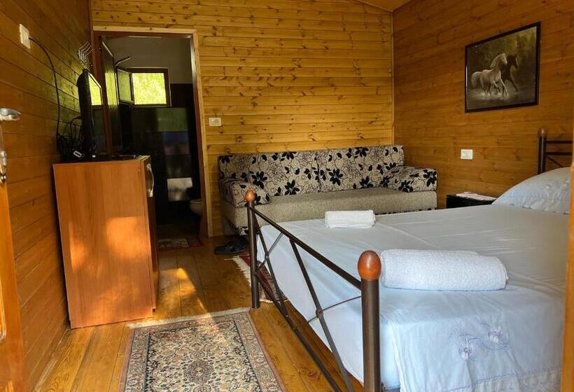 اتاق خانوادگی, Bujtina Uji I Panjes, Log Cabins