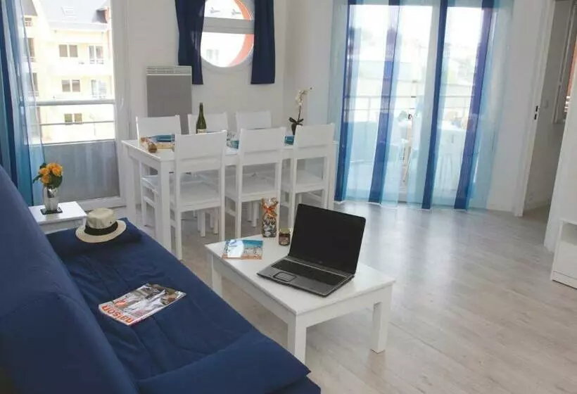 バルコニー付2ベッドルームアパートメント, Adonis Grandcamp Residence Les Isles De Sola