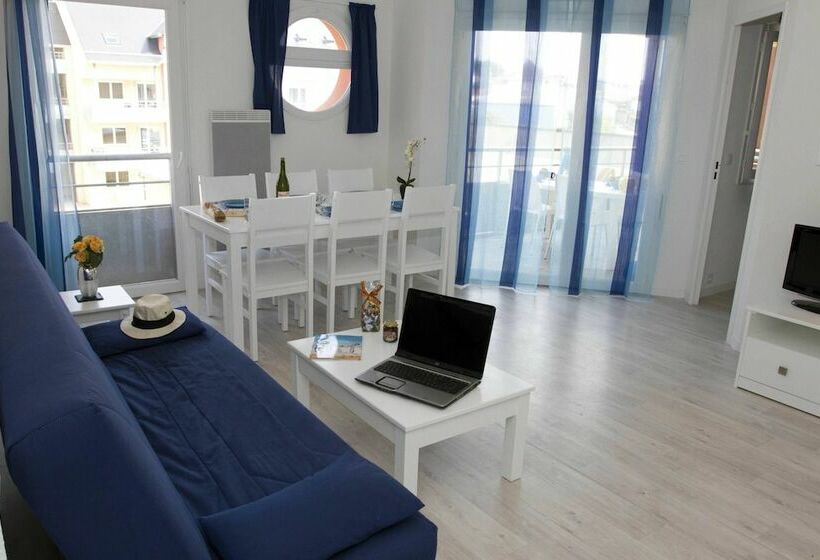Апартаменты 2 Спальни с Балконом, Adonis Grandcamp  Residence Les Isles De Sola