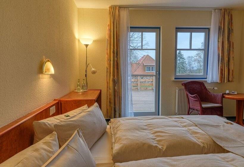 テラス付きスタンダードルーム, Alter Landsitz Sommerstorf