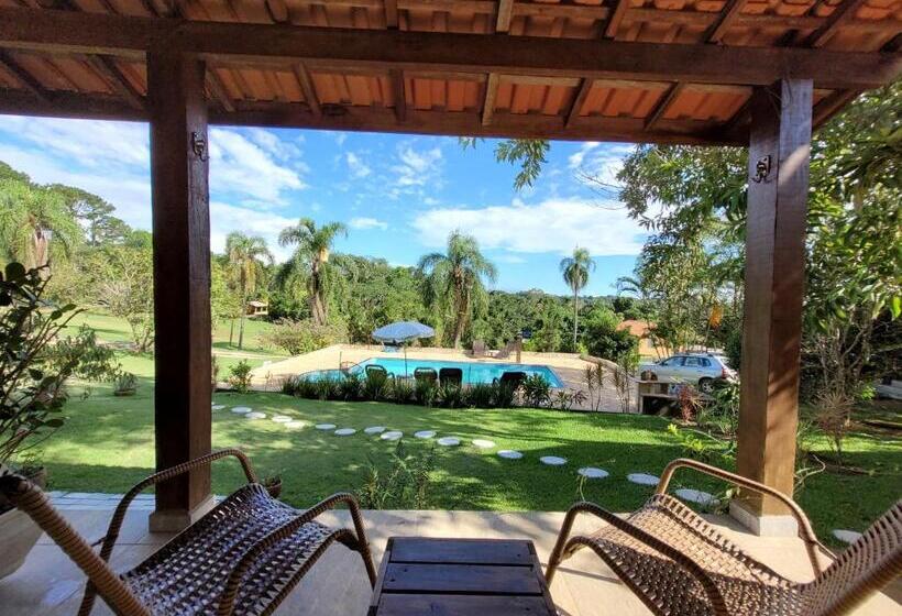 套房带泳池景, Pousada Sitio Da Terra E Arte