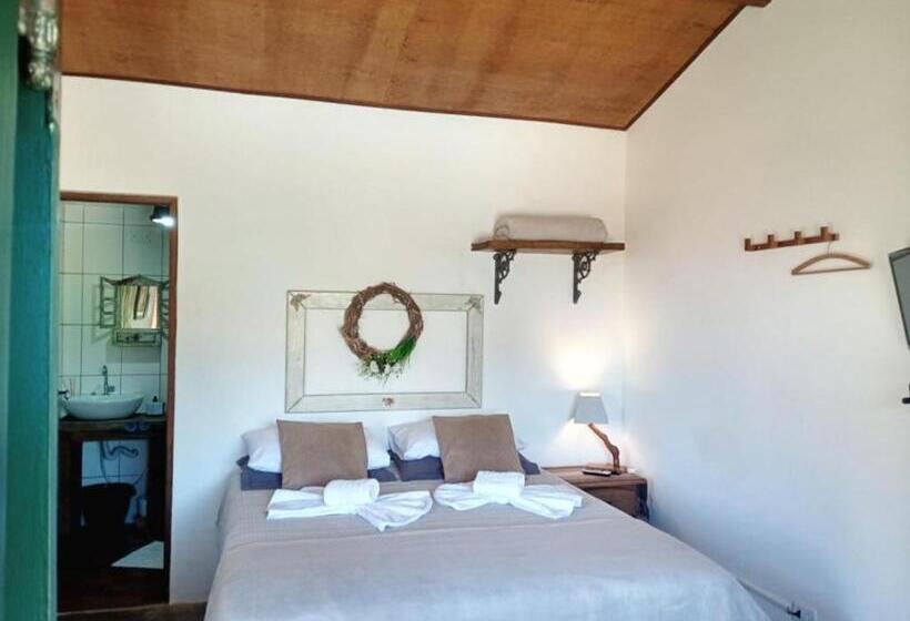 套房带泳池景, Pousada Sitio Da Terra E Arte