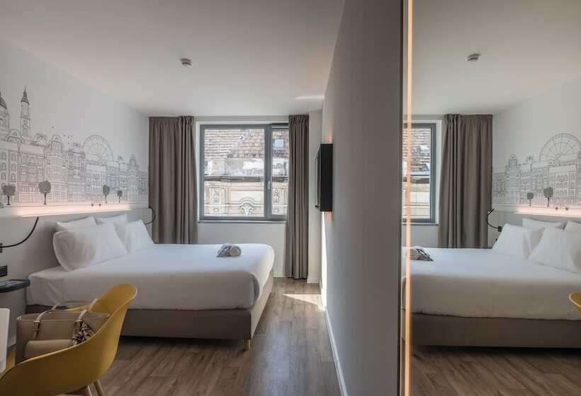 4인용 스탠다드 룸, B&b Hotel Budapest City