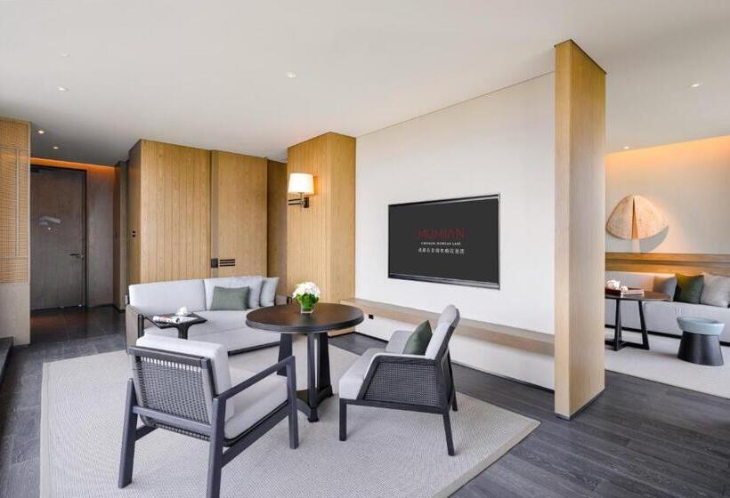 Suite with lake view, Mumian Chengdu Dongan Lake