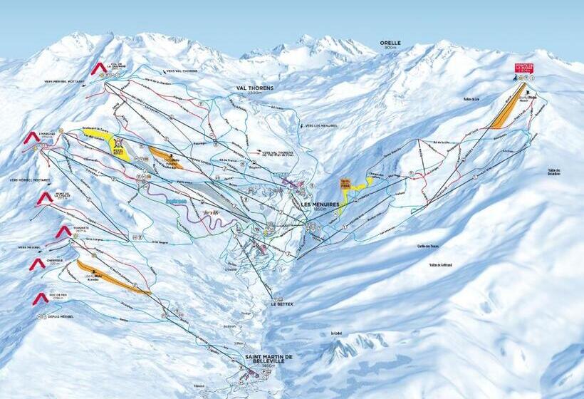 شقة غرفة واحدة ذات إطلالة, Résidence Lac Du Lou   Les Ménuires