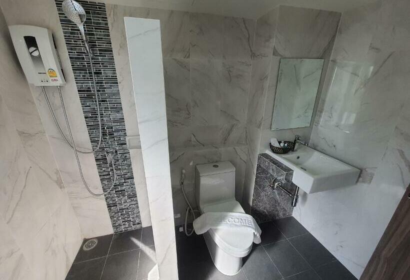 스탠다드 룸 킹사이즈 침대, โรงแรมดับเบิ้ลดี ปากเกร็ด Double D