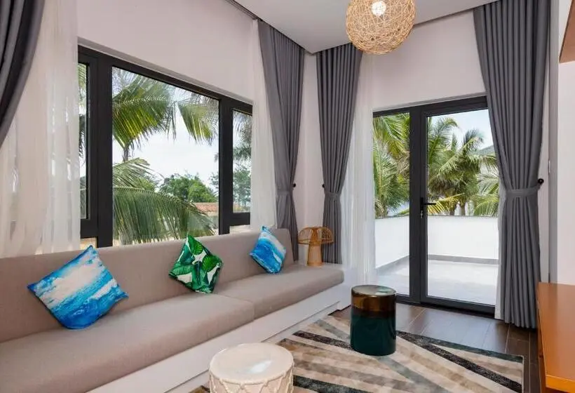 ویلای 3 خوابه با چشم‌انداز باغ, Le Palmier Ho Tram Resort