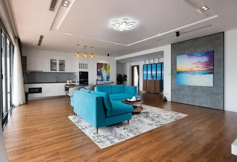 آپارتمان 1 خوابه با چشم‌انداز دریا, Le Palmier Ho Tram Resort