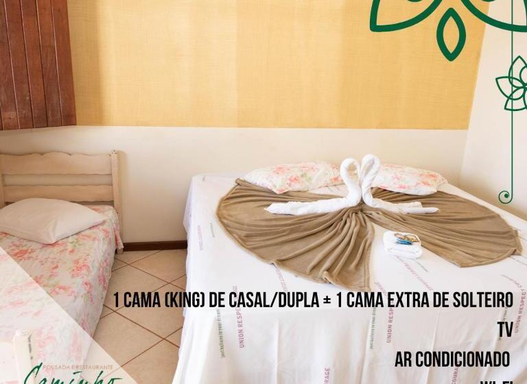 스탠다드 싱글 룸, Pousada No Caminho