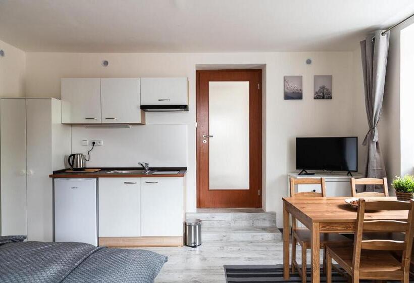 Appartement met 1 Slaapkamer met Terras, Penzion U Pivovaru