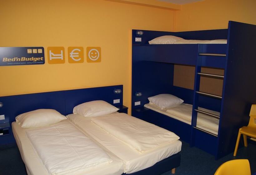 4인용 스탠다드 룸, Bed Nbudget Expo Hostel Rooms
