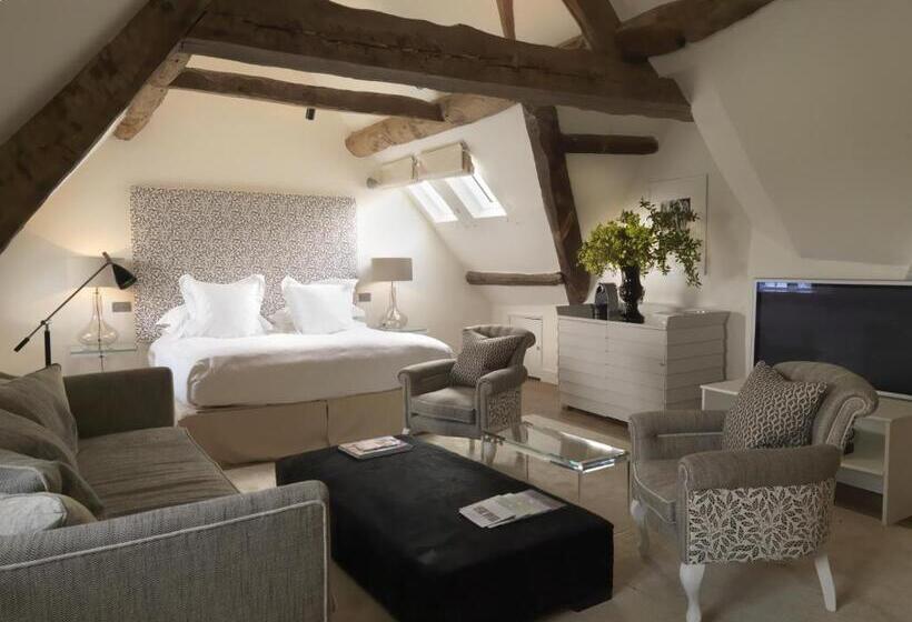 חדר דחוקס עם מיטת קינג, Barnsley House