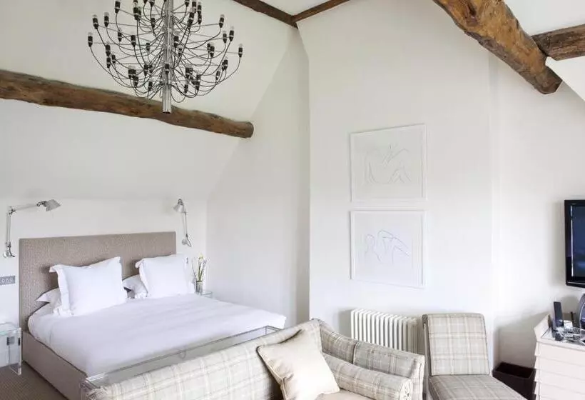 キングサイズベッドのデラックスルーム, Barnsley House