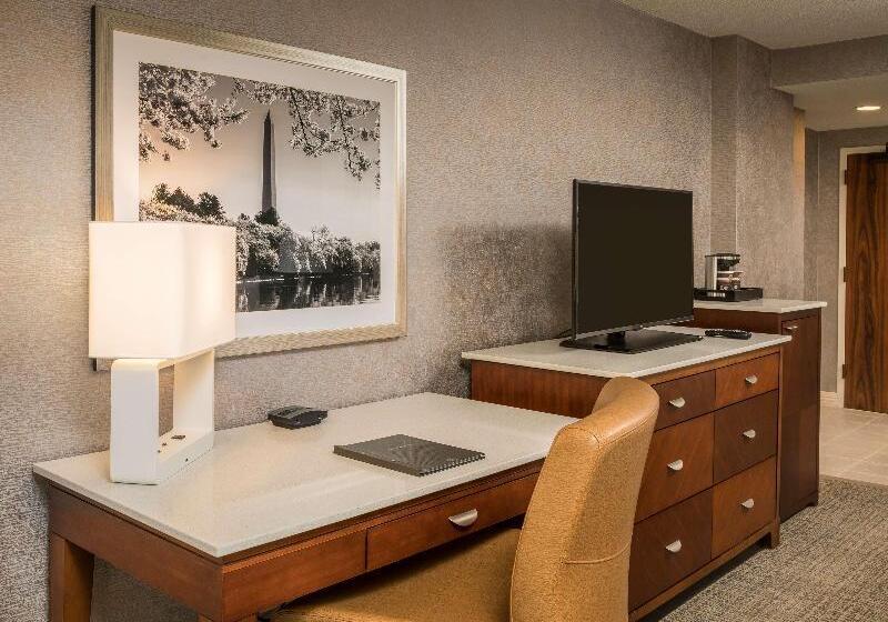 غرفة قياسية سرير كينج, Hilton Washington Dc/rockville Hotel & Executive Meeting Ctr