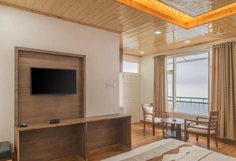 발코니 디럭스 룸, Echor   The Koti Village Resort Kufri