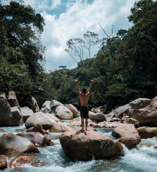 Geteiltes Mehrbettzimmer, La Perla Negra   Black Pearl Eco Hostel