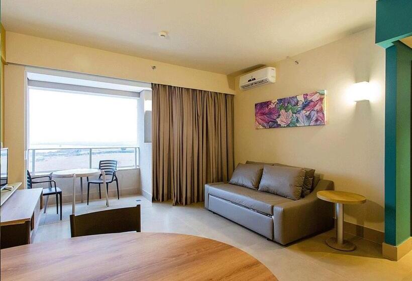 آپارتمان 1 خوابه با چشمانداز استخر, Enjoy Solar Das águas Park Resort