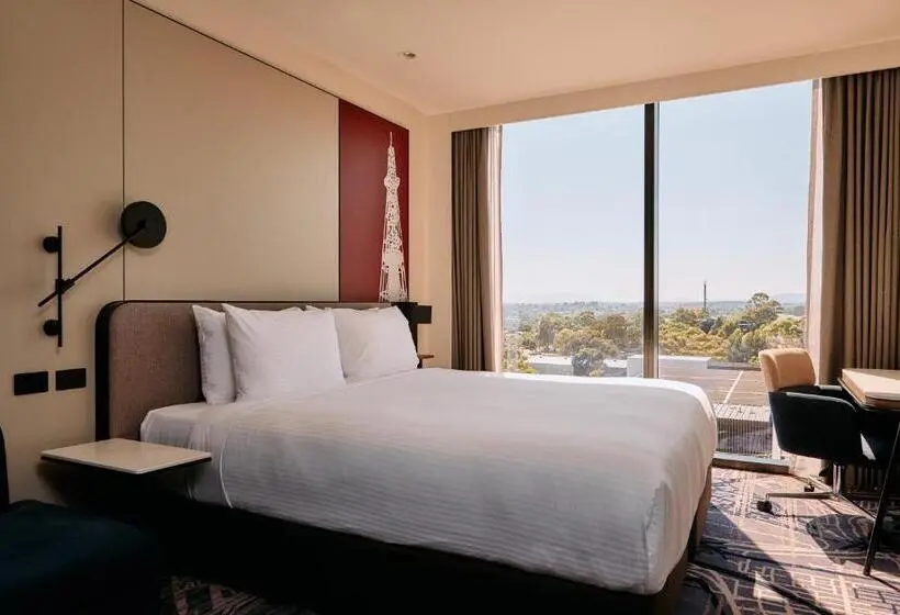 キングサイズベッドのスーペリアルーム, Mercure Melbourne Doncaster