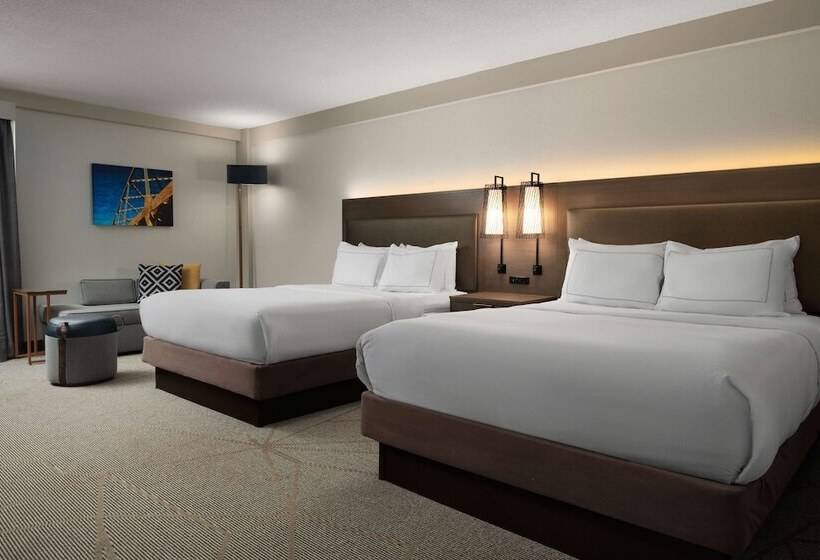 Номер Стандарт 2 Двуспальные Кровати, Doubletree By Hilton Pittsburgh Airport