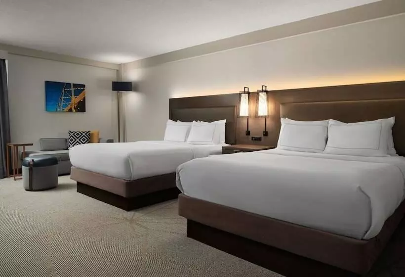 ２ダブルベッドのスタンダードルーム, Doubletree By Hilton Pittsburgh Airport