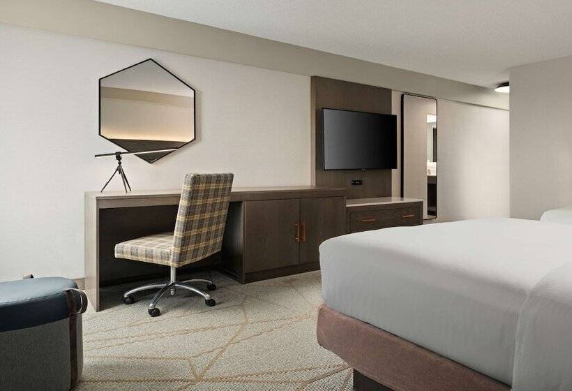 غرفه قياسيه سريرين مزدوجين, Doubletree By Hilton Pittsburgh Airport