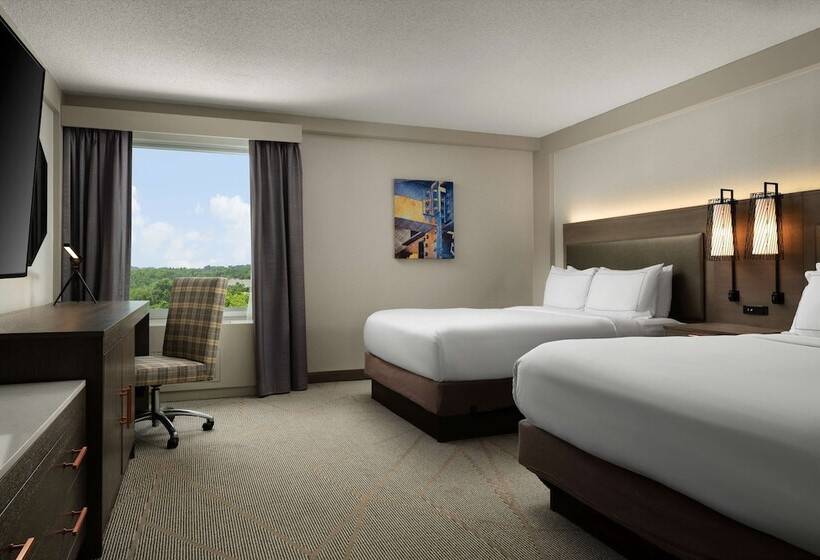 غرفه قياسيه سريرين مزدوجين, Doubletree By Hilton Pittsburgh Airport
