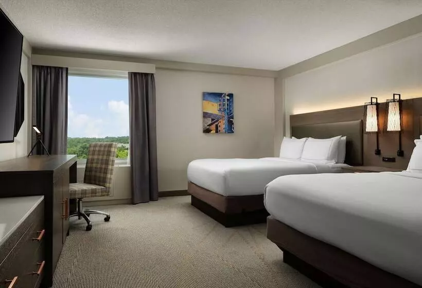 ２ダブルベッドのスタンダードルーム, Doubletree By Hilton Pittsburgh Airport