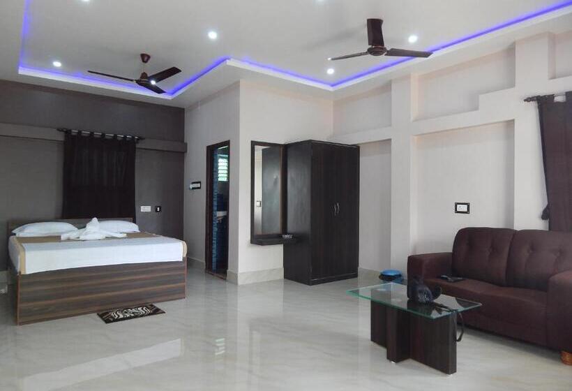 חדר משפחתי נוף לגינה, Samriddhi Banquet Garden & Resorts