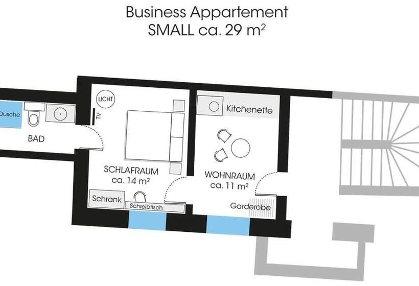 شقة غرفة واحدة, Am Domplatz   Adult Only