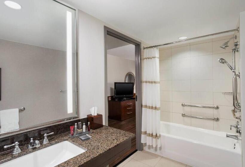 身障者適用キングサイズベッドルーム, Lancaster Marriott At Penn Square