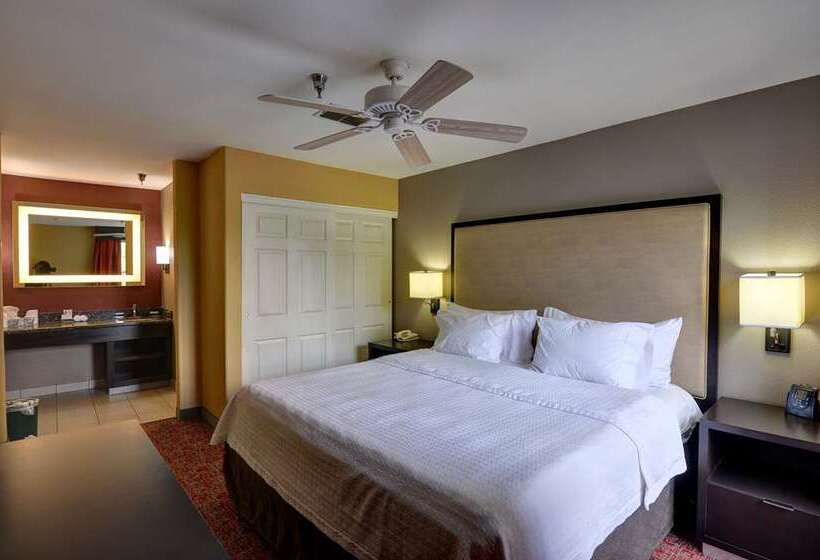 キングサイズベッドのスイートルーム, Embassy Suites By Hilton Raleigh Durham Airport Brier Creek