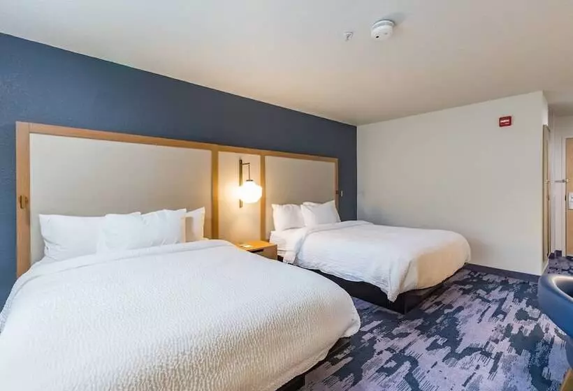 2ダブルベッドのスタンダードルーム, Fairfield Inn And Suites By Marriott Tampa North