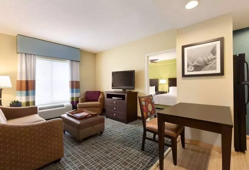 キングサイズベッドのスイートルーム, Homewood Suites By Hilton Fort Myers Airport/fgcu