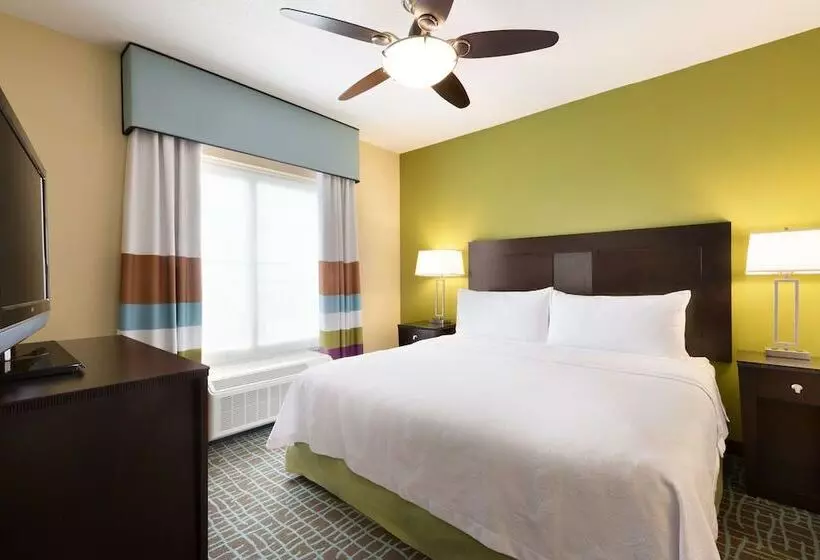 キングサイズベッドのスイートルーム, Homewood Suites By Hilton Fort Myers Airport/fgcu