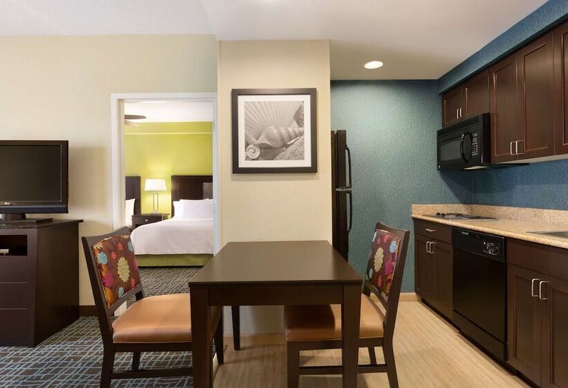 キングサイズベッドのスイートルーム, Homewood Suites By Hilton Fort Myers Airport/fgcu